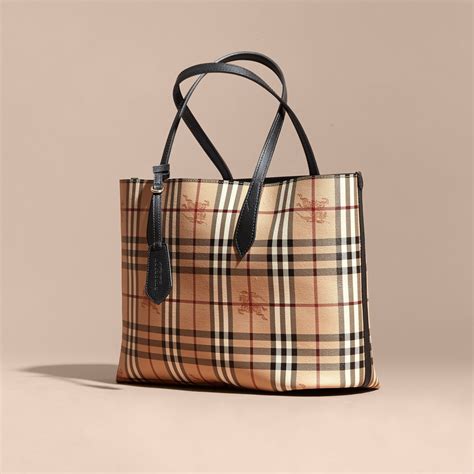 burberry reversible haymarket tote|burberry haymarket check tote sale.